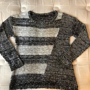 Women’s shimmering knit sweater